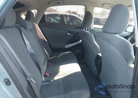 2012 Toyota Prius Two из США, поврежденный, VIN JTDKN3DU4C5393565